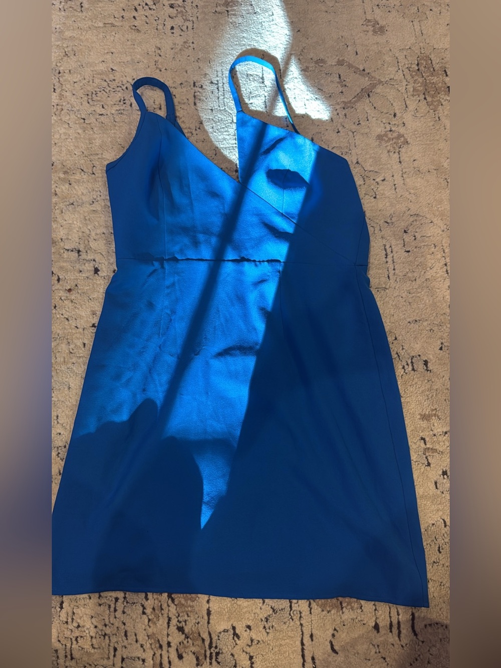 NBD Blue Spaghetti Strap A-Line Dress